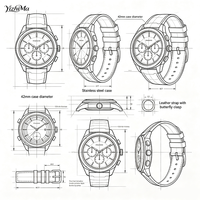 Montres mécaniques automatiques en gros d'usine 3235/4130, montres de designer avec logo personnalisé, montres de plongée étanches pour hommes