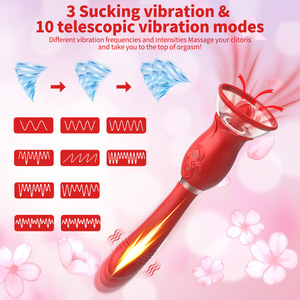 2026 Factory Hot SaleTongue Lick <b>Vibration</b> Massage Stick Female Masturbator Citoris G-spot Prick <b>Vibrator</b> Female Masturbation - Product Image 6