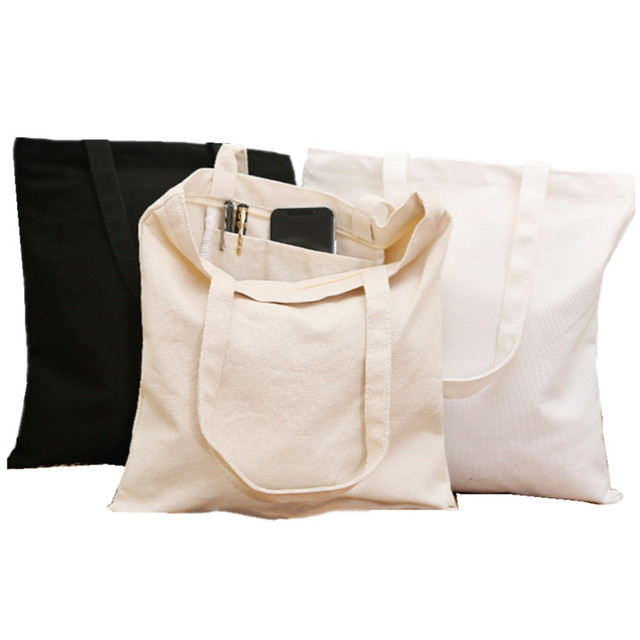 Customized Logo Printed Cotton Shopping Tote Bags