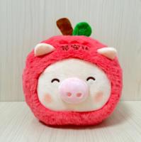 Groothandel 8 inch op maat gemaakte PP katoen zacht pluche speelgoed schattig kawaii cartoon fruit kraanautomaat stressverlichting promotie