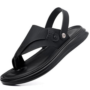 Sandalias casuales de verano para hombre con suela de goma, impermeables, duraderas, fáciles de poner, chanclas, sandalias de playa, estilo masculino - Product Image 1