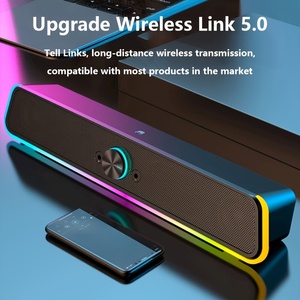 RGB Chơi Game Máy Tính Để Bàn Loa Âm Thanh Có Dây Loa Bt Máy Tính PC Loa Không Dây AUX 3.5 Surround RGB Loa Cho Máy Tính Xách Tay - Product Image 2