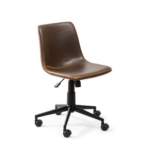 Silla de Oficina DB Cesena, Respaldo Alto, Cuero Sintético, Elevación Neumática, Giratoria, Altura Ajustable, Diseño Contemporáneo - Product Image 1