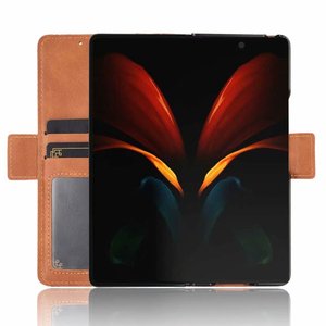 Retro hebilla <span class=keywords><strong>Flip</strong></span> cartera Funda de cuero para <span class=keywords><strong>Samsung</strong></span> Galaxy Z Fold2 5G - Product Image 3