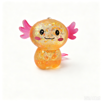 Produits Tendances : Jouet à Presser Axolotl Scintillant à Remontée Lente, Jouet Anti-Stress, Jouets Sensoriels Fidget Animaux Mignons