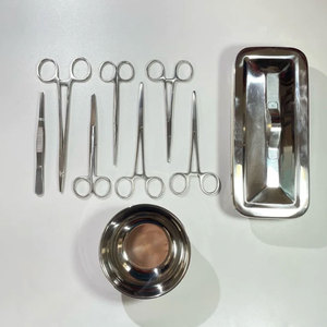 Kit de chirurgie mineure manuel de haute qualité, best-seller, en acier inoxydable, instruments chirurgicaux approuvés, petits ensembles de pansements chirurgicaux - Product Image 1