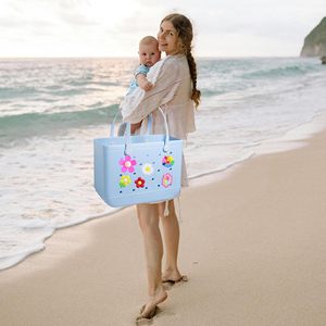 DIY Charms for Bogg Bag Flowers Charms for Bogg Bag <b>Accessories</b> Flowers <b>Beach</b> Charms for Bogg Bag Rubber Tote <b>Beach</b> HandBags - Product Image 6