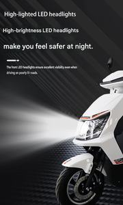 Vente en gros de motos électriques et de scooters électriques pour adultes à grande vitesse, moteur 60V 20Ah, autonomie de 60 km sur une seule charge - Product Image 6