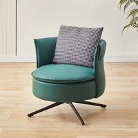 En stock, chaise pivotante en cuir PU durable avec rotation à 360° °   Rotation pour le télétravail