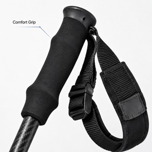 Bâtons <span class=keywords><strong>de</strong></span> <span class=keywords><strong>ski</strong></span> réglables Zeroring en <span class=keywords><strong>carbone</strong></span> composite pour la randonnée hivernale avec grande corbeille à neige - Product Image 3