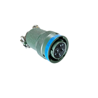 Conector Circular de 5 Pines MS3116F, Acoplamiento Tipo Bayoneta de Alta Resistencia, Contactos Chapados en Oro, Abrazadera para Cable, Especificaciones Militares