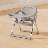 Chaise haute pliable portable pour bébé, siège d'apprentissage à usage domestique pour nourrissons, chaise de pique-nique/camping en plein air pour bébés