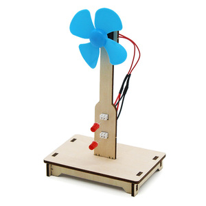 Kit de ciencia de turbina eólica DIY, juguete educativo manual de madera para niños de 7 a 9 años, modelo de experimento de física - Product Image 2