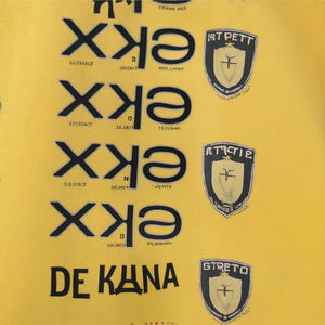 맞춤형 3D 실리콘 3D 실리콘 열 전달 라벨 의류 및 티셔츠 열 적용 롤 모양에 대한 광택 양각 목 패치 - Product Image 2