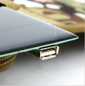 กระเป๋าคาดเอวและสะพายไหล่ DFCB19 ลายพรางป่าไม้ สำหรับกรณีฉุกเฉิน ชาร์จพลังงานแสงอาทิตย์ได้ พร้อมสายรัดแบบ Molle สองในหนึ่งเดียว ฟังก์ชั่นหลากหลาย - Product Image 6