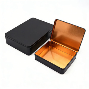 Boîte en fer blanc rectangulaire recyclable pour gâteaux et aliments, personnalisable - Product Image 3