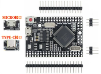 Placa de Desarrollo Mega2560 Pro, ATmega2560-16AU MCU, Chip USB CH340G, Placa Controladora de Programación Electrónica Inteligente