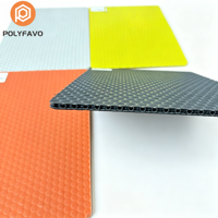 Planche de protection de sol en polypropylène (PP) alvéolaire, tapis plastique anti-dommages, feuille de surface temporaire pour la construction