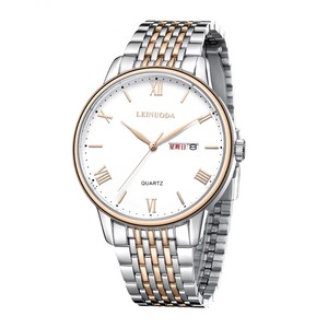Dual <b>Calendar</b> Simple Timing Fashion Waterproof Large Dial Japanese Quartz Movement Men's Quartz Wrist Watch - Product Image 1