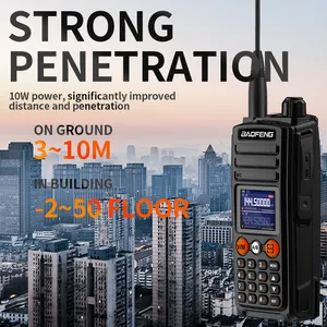 2024 Baofeng UV-27 Ham 999CH Walkie Talkies 5-10km 10watt Multi-Band 2 Way Radio With Stopwatch