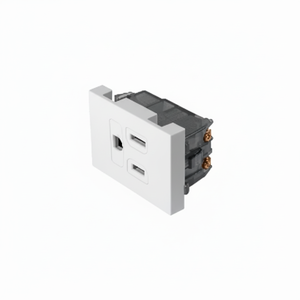 Scatola con 12 unità di contatto con messa a terra, moduli 1.5, linea spagnola, bianco - Product Image 1