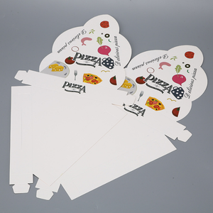 Scatola per <span class=keywords><strong>Pizza</strong></span> a Triangolo Personalizzata con Logo Stampato, in Cartone Bianco Kraft Ondulato, per Torte alla Frutta, Torte <span class=keywords><strong>al</strong></span> Formaggio e Fette di <span class=keywords><strong>Pizza</strong></span> - Product Image 4