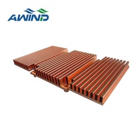 Dissipateur thermique en cuivre Fin OEM/ODM, processeur refroidisseur, haute puissance, plat, estampage, offre spéciale