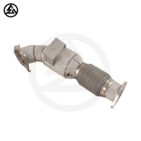 Collecteur d'échappement haute performance CSZ ODM de haute qualité pour Ford Fiesta MK7 ST, tuyau d'échappement avec catalyseur et bouclier thermique
