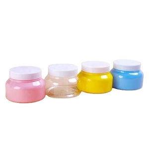Wholesale Stock 250ml Pink PET <b>Plastic</b> Wide-Mouth Empty Bottle Cosmetic <b>Plastic</b> <b>Jar</b> 250g Face Creams Container - Product Image 5