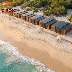 Cbox Villa Prefabricada de Lujo de 20 pies Lista para Usar, Casa Móvil Resistente al Viento para Playa, Mini Casa de 2 Dormitorios, Casa Contenedor Expandible para Campamento Minero - Product Image 5