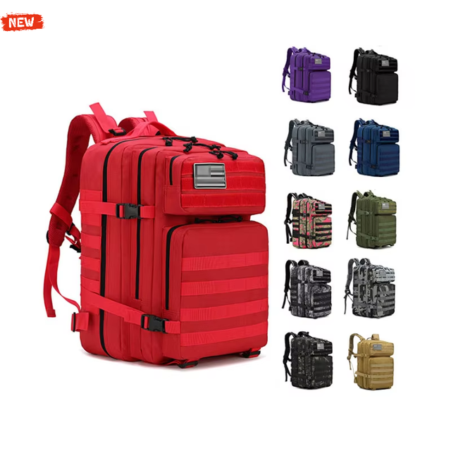 Outdoor Waterproof Hiking Gym Backpacks Trekking Fitness Bag 900d Oxford 45l Camping Tactical Backpack