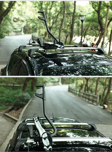 Portabicicletas Universal para SUV, aleación de liberación rápida, horquilla de bloqueo, soporte receptor de montaje en techo para <span class=keywords><strong>1</strong></span> barra transversal de bicicleta - Product Image 6