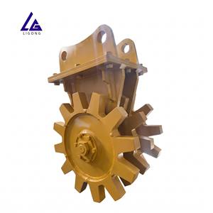 Rueda de compactación vibratoria LIGONG para excavadoras de <span class=keywords><strong>5</strong></span> a 15 toneladas, compactador de zanjas, tambor de piso, relleno de cimentaciones CE - Product Image 1