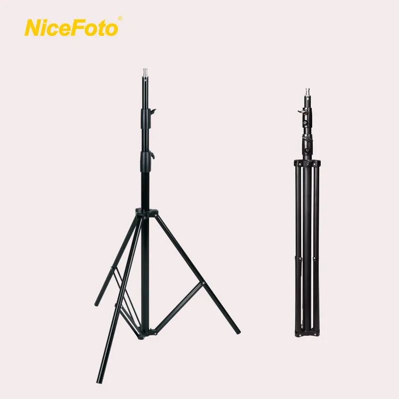 LS-280B Nicefoto Light Stand Photographic Equipment Metal 3kg Stable and Durable Stand Easy to Operate and Fold CN;GUA 260cm