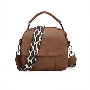 New Style <b>Small</b> Round <b>Handbag</b> for <b>Women</b>-Stylish Fashion Portable Zipper Closure High Quality Spring Summer Winter - Product Image 1