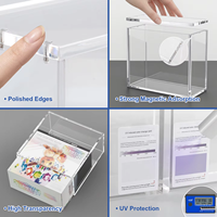 Collection haut de gamme – Boîte de rangement et de présentation magnétique anti-UV en acrylique pour cartes, étui de formation pour ETB