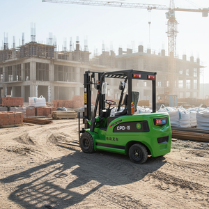 Montacargas Eléctrico de 2 y 3 Toneladas, Cuatro Ruedas, 6 m de Altura de Elevación, Funcionamiento a Batería, <span class=keywords><strong>Precio</strong></span> de Fábrica, Gran Oferta - Product Image 1