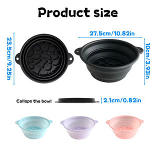 ชามแช่หน้าสำหรับน้ำแข็งพร้อมถาดน้ำแข็งในตัว ชามซิลิโคนพับได้สำหรับแช่หน้าด้วยน้ำแข็งเพื่อบำบัดความเย็น กระชับผิว บรรเ<span class=keywords><strong>ทา</strong></span><span class=keywords><strong>สิว</strong></span> - Product Image 3