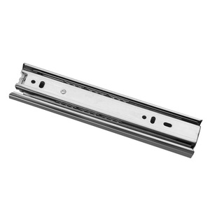 Ultra Short 3 Section <b>Drawer</b> <b>Slide</b> 10 Cm Thick Silent Ball Bearing Home Use Keyboard Tray <b>Slide</b> - Product Image 3