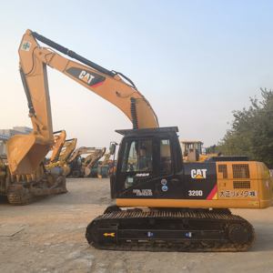 Excavadoras Caterpillar 320C 320CL 320D 320D2 320D2L 320GC 330GC Baratas, Excavadora Usada CAT 320D con Cucharón de Servicio Pesado - Product Image 4