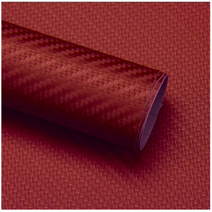 Gran oferta de fábrica, película de vinilo envolvente de fibra de carbono <span class=keywords><strong>3D</strong></span> súper transparente, pegatinas populares para coche en negro carbón - Product Image 5