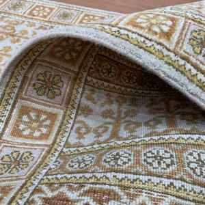 Hand Knotted Wool Silk Hallway Entryway <b>Hall</b> Wool <b>Runner</b> Rug TRO-0112 Traditional Handmade Border Pattern Premium <b>Carpet</b> - Product Image 2