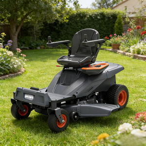 เครื่องตัดหญ้าอัตโนมัติแบบนั่งขับ Zero Turn สำหรับอุตสาหกรรม รุ่น DIY พร้อมแบตเตอรี่ลิเธียม Lzt38li ได้รับการรับรองมาตรฐาน CE GS - Product Image 1