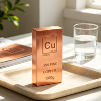 Barre de cuivre de 1 kg, 99 % de cuivre, usage industriel et décoratif