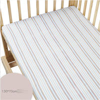 Drap-housse universel en mousseline pour lit de bébé, respirant, pour matelas de crèche et de maison, housse de matelas pour bébé