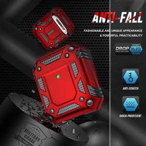 Étui de protection pour écouteurs sans fil avec design unique en TPU PC Armor pour <span class=keywords><strong>AirPods</strong></span> 1 2 3 Pro + <span class=keywords><strong>Plus</strong></span> - Product Image 5