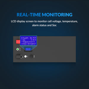 EPever IP65 배터리 12 볼트 200 암페어 메탈 케이스 LiFePO4 배터리 12.8V 25.6V 50Ah 100Ah 200Ah 300Ah 태양열 PV 인버터 - Product Image 6