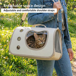 Sac à dos pour animaux de compagnie de grande capacité, multifonctionnel, pliable, respirant, pour <span class=keywords><strong>chien</strong></span> <span class=keywords><strong>et</strong></span> <span class=keywords><strong>chat</strong></span>, sac à dos à bandoulière unique pour l'extérieur - Product Image 2