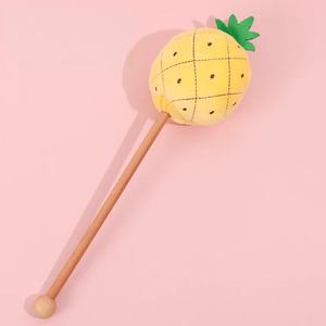 Martillo de Masaje de Peluche de 14 Pulgadas, Súper Suave, Divertido, Innovador, de Dibujos Animados, Lindo Animal, Juguete de Peluche, Durazno, Aguacate, Ciervo, Panda, Piña - Product Image 6