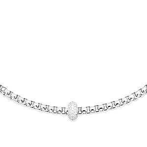 Collier en tungstène entrelacé style vigne italienne, serti de diamants, chaîne de clavicule de style médiéval, fabrication artisanale complexe - Product Image 5